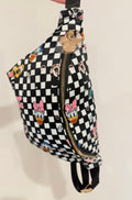 Fab Five check crossbody bag